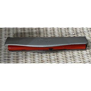 Vintage Clix 3 Hole Paper Punch Model #3 Made in USA New England Silver Red